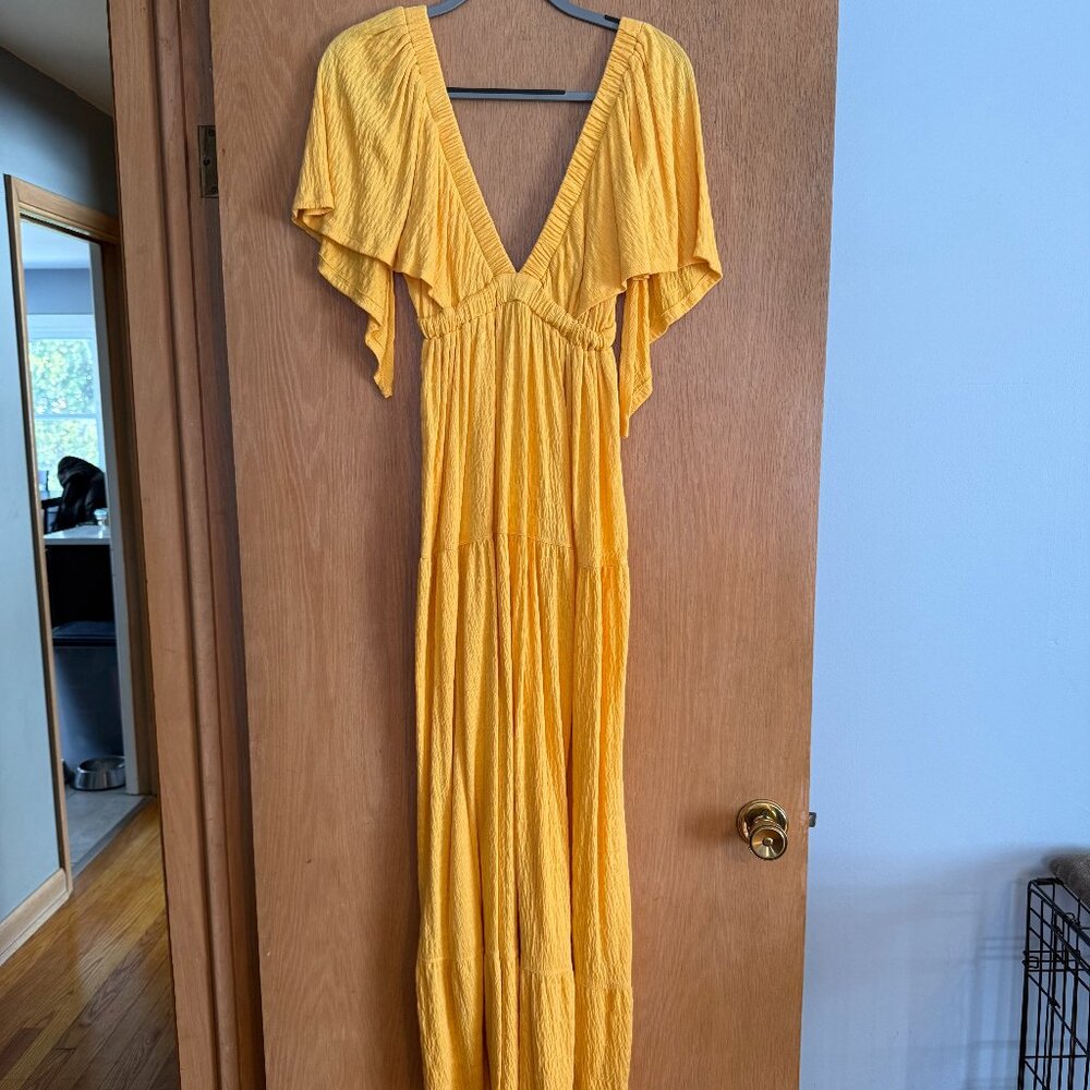 Free People  La La Maxi Dress XS